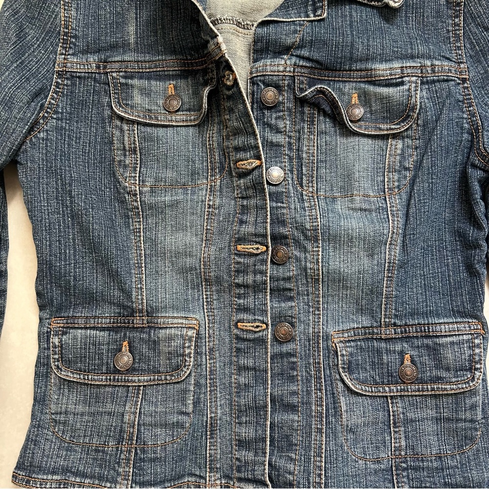Wax Jean Dark Blue Denim Jacket - Picture 2 of 5